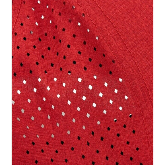 PGA Tour Pro Series Patch Tango Red Adjustable Golf Hat Cap Breathable Snapback - Picture 3 of 15